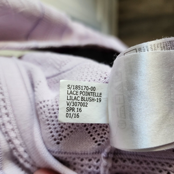 Banana republic  lilac blush long sleeves Pointelle sweater, size L - Picture 10 of 14